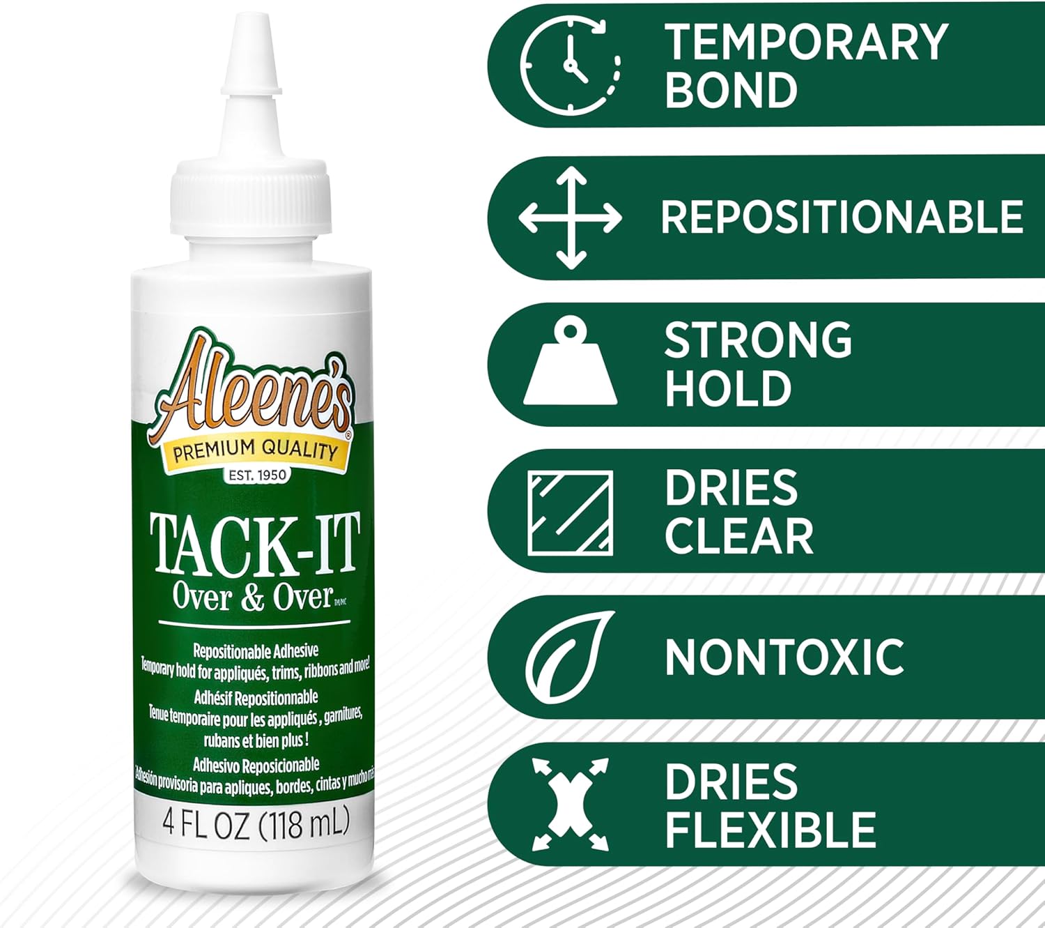 Aleene's Tack-It Over & Over 118ml, 4oz image 2