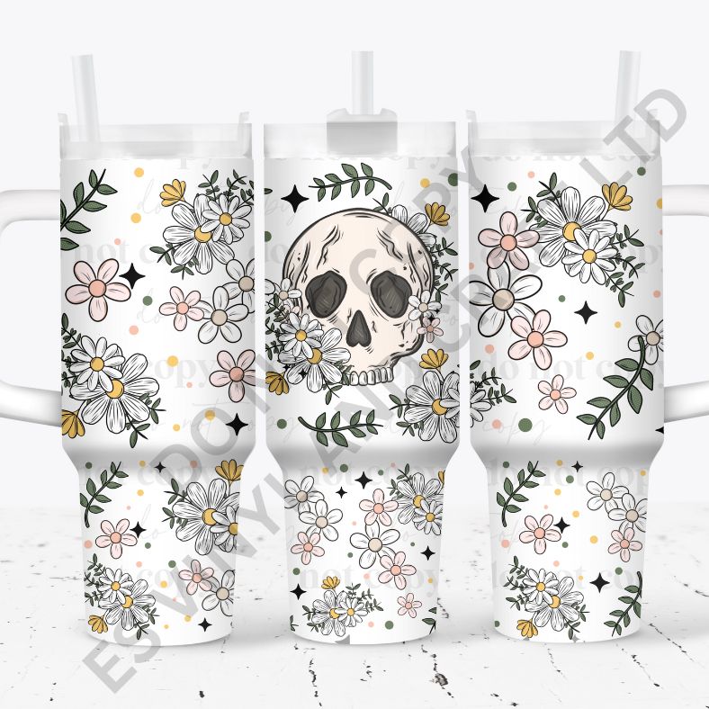 40oz Tumbler Wraps - UV-DTF (2 Wraps - Top and Bottom) image 1