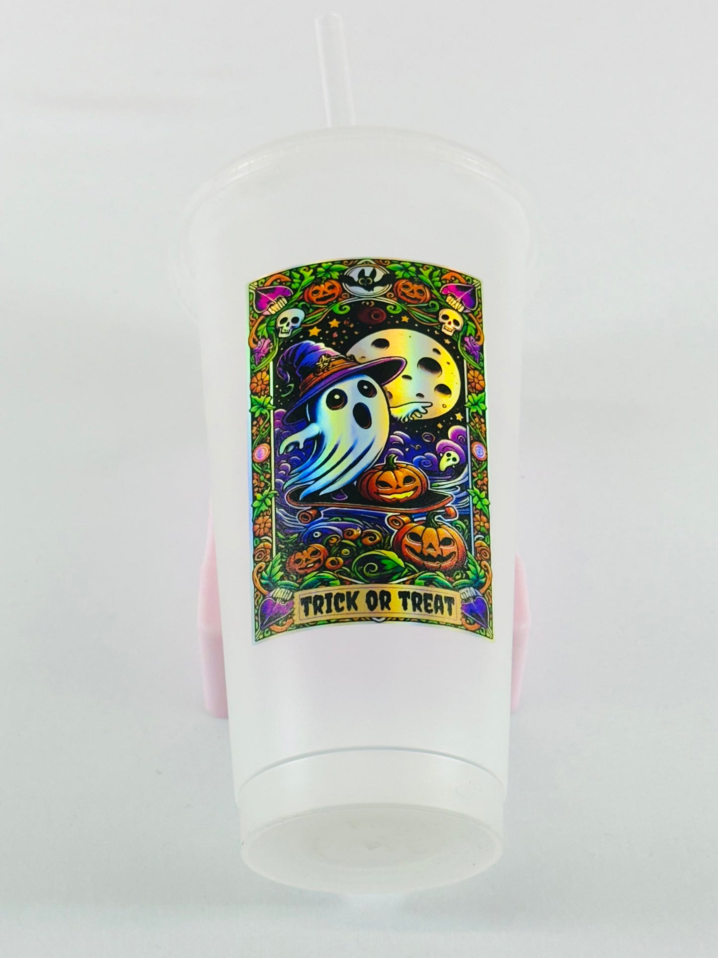 Halloween Tarot Card Decals - Holographic Rainbow Silver Section 2 image 3
