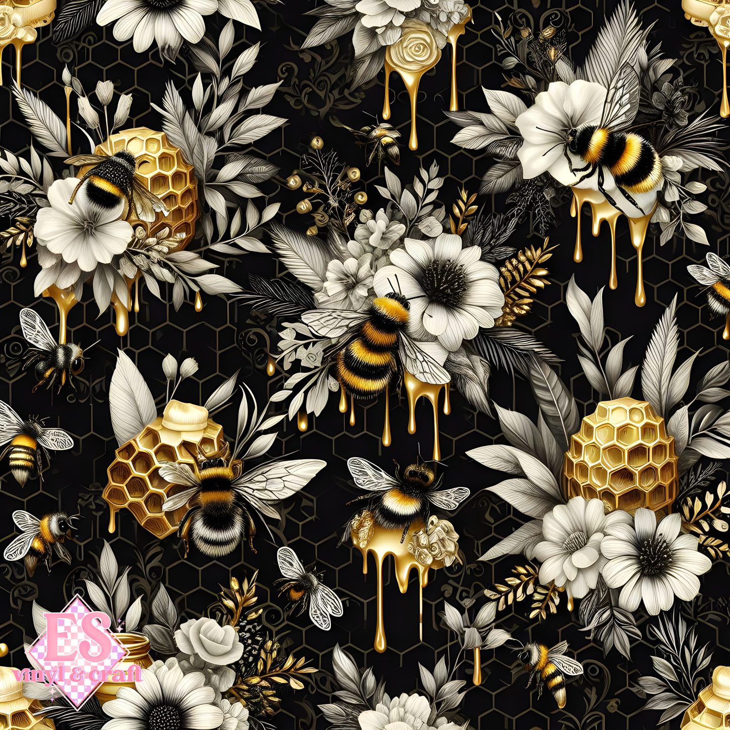 The Gilded Hive Collection - Section 1 - 12" x 12" Sheet image 4