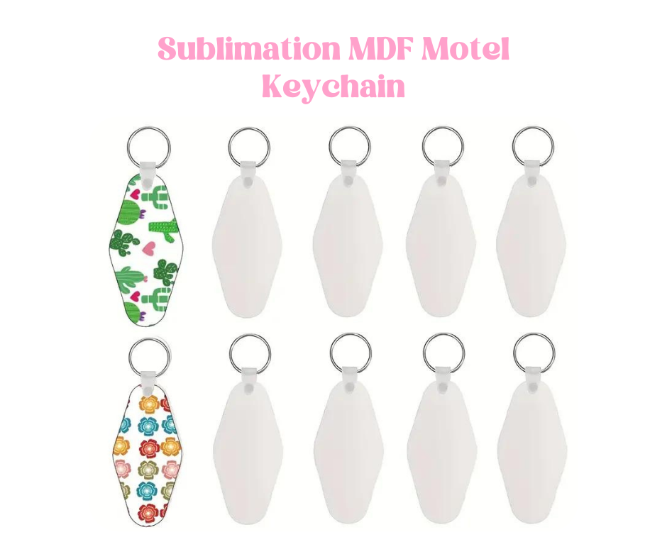 Motel Keychain MDF Sublimation image 0