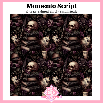 Memento Script - Small or Large Scale Options - 12" x 12" Sheet image 1