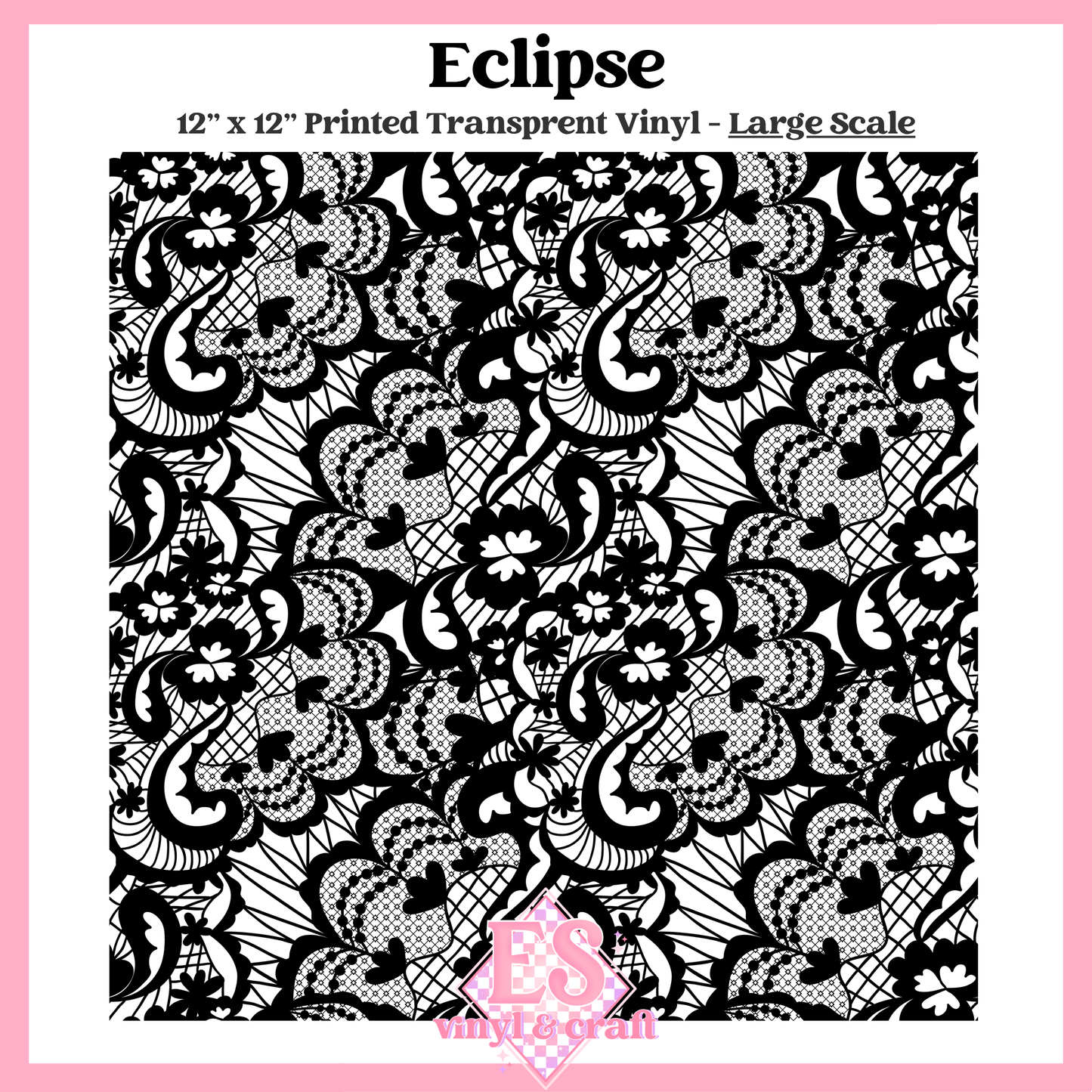 Eclipse Transparent - Small or Large Scale Options - 12" x 12" Sheet image 2