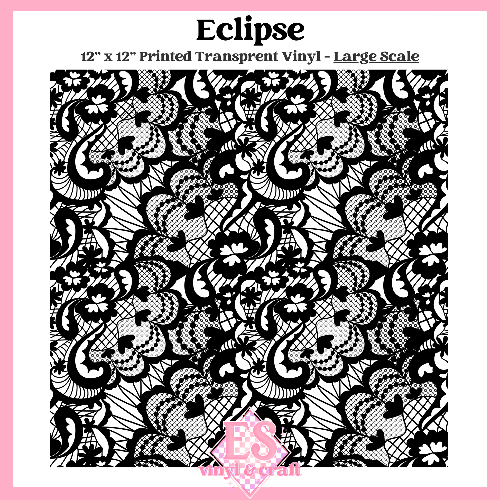 Eclipse Transparent - Small or Large Scale Options - 12" x 12" Sheet image 2