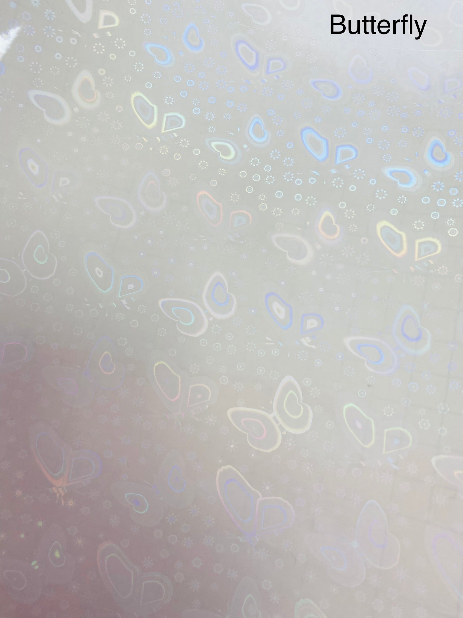 Holographic Overlay Transparent Vinyl Self Adhesive image 12