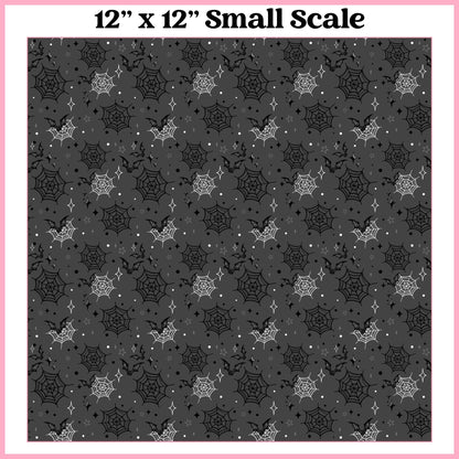 Bats and Webs - 12"x12" Printed Self Adhesive Vinyl