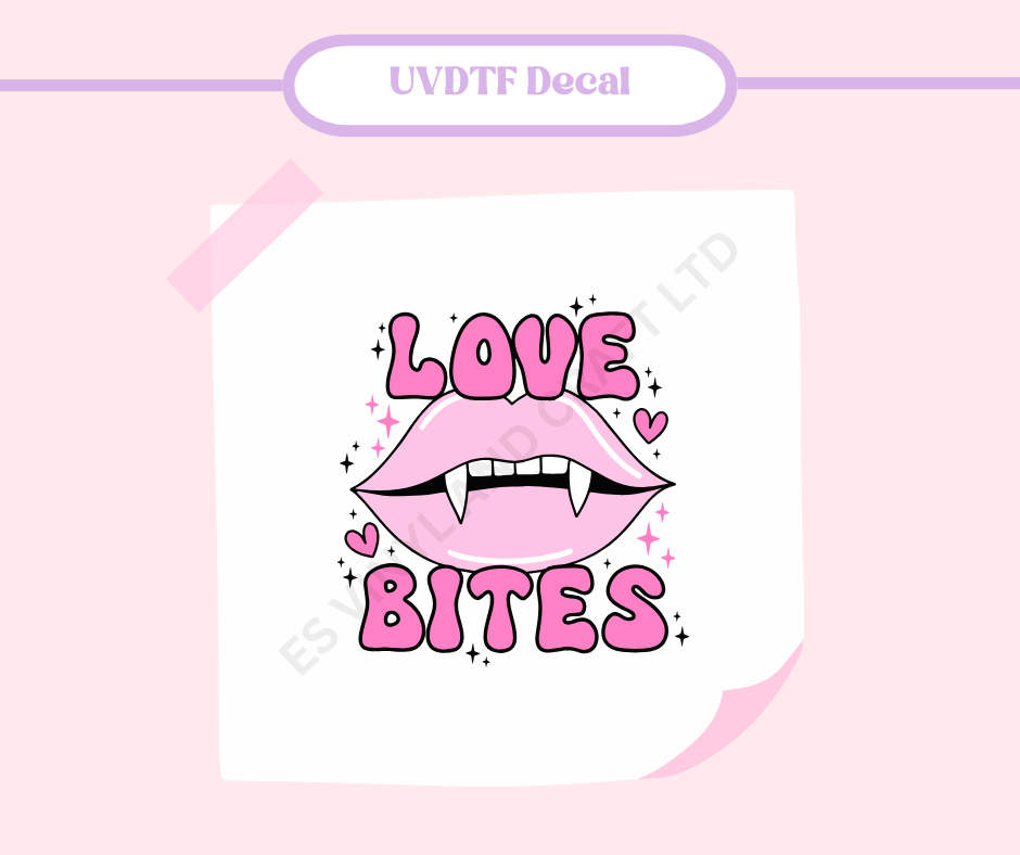Love Bites - UVDTF Decal image 0