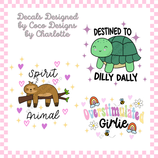 UV-DTF Decals - Coco Designs by Charlotte image 0