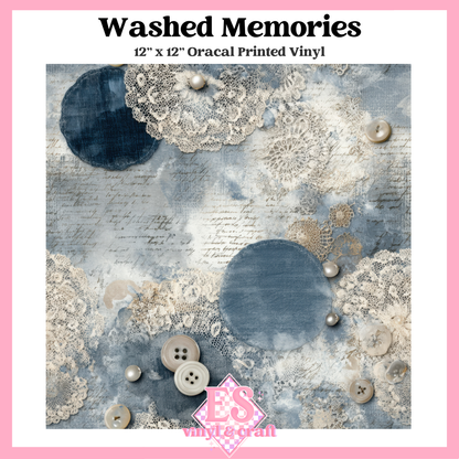 Indigo Reverie Collection - 12" x 12" Sheet (12 Different Designs) image 10