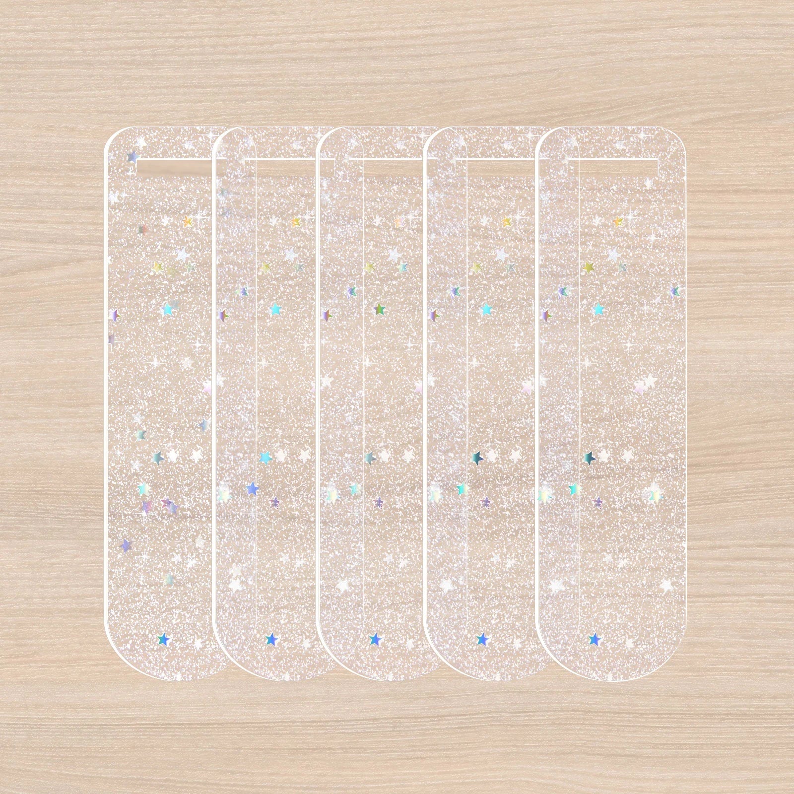 Teckwrap Sparkle Acrylic Bookmarks image 0