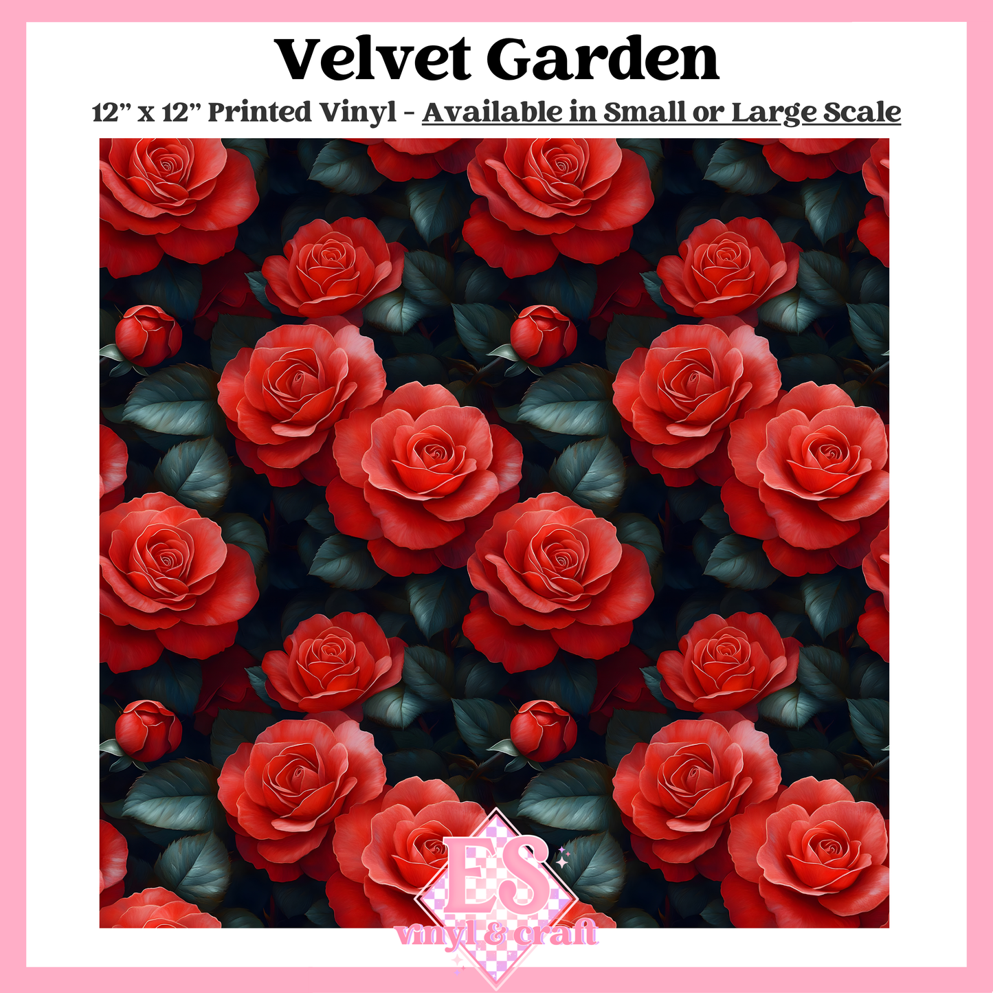 Velvet Garden - Small or Large Scale Options - 12" x 12" Sheet image 0