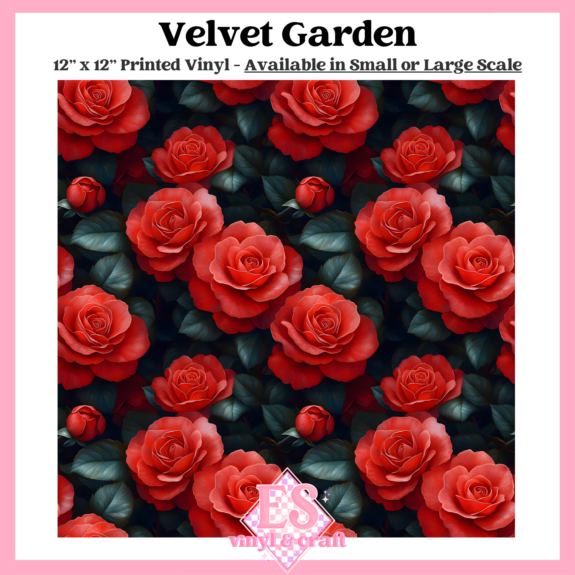 Velvet Garden - Small or Large Scale Options - 12" x 12" Sheet image 0