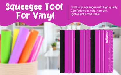 Teckwrap Rose Pink Felt Sqeegee image 1