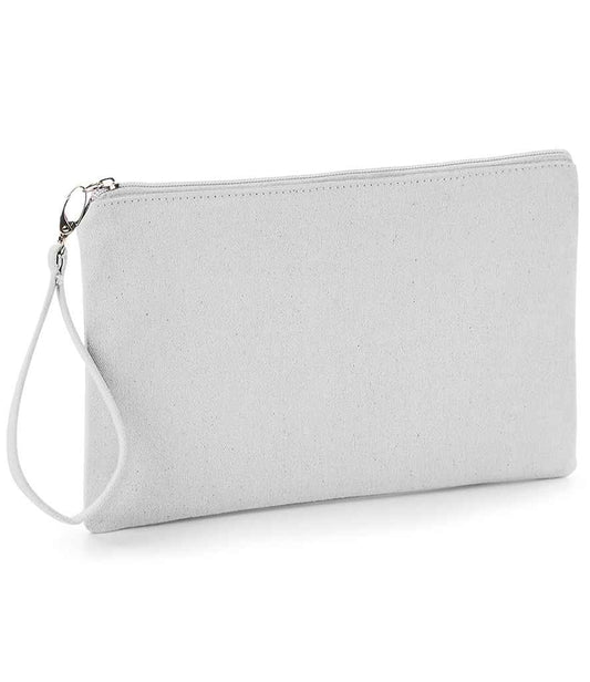 Westford Mill Canvas Wristlet Pouch Light Grey / Light Grey image 0