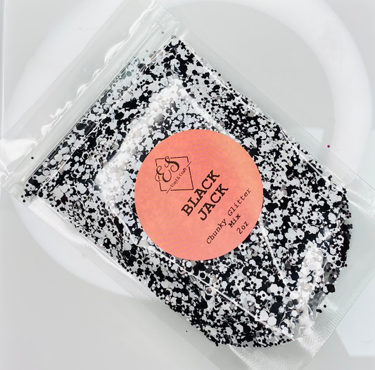 Black Jack - Chunky Glitter Mix - PLEASE READ ITEM DESCRIPTION!! image 0