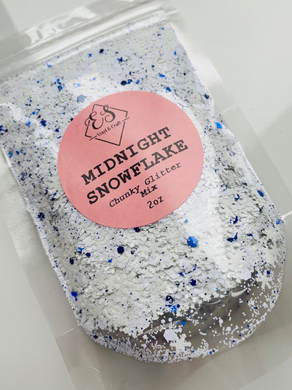 Midnight Snowflake - Chunky Glitter Mix image 0
