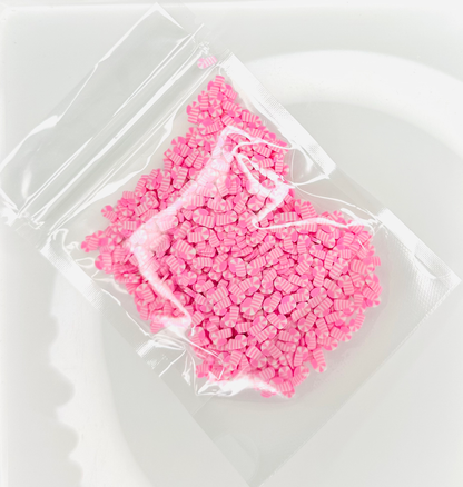 Pink Candy Canes - Polymer Clay Slices image 1