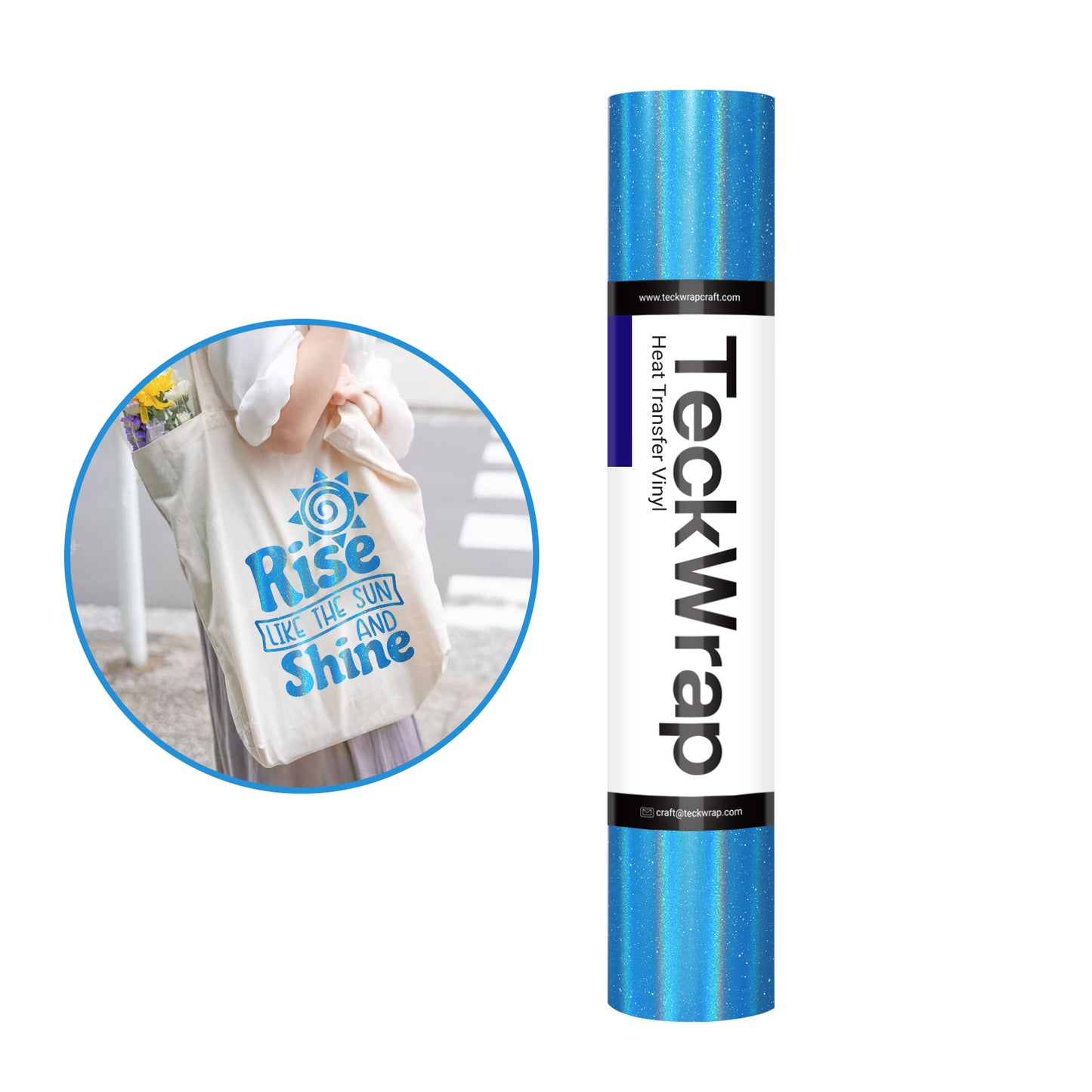 Teckwrap Holographic Shimmer Heat Transfer Vinyl
