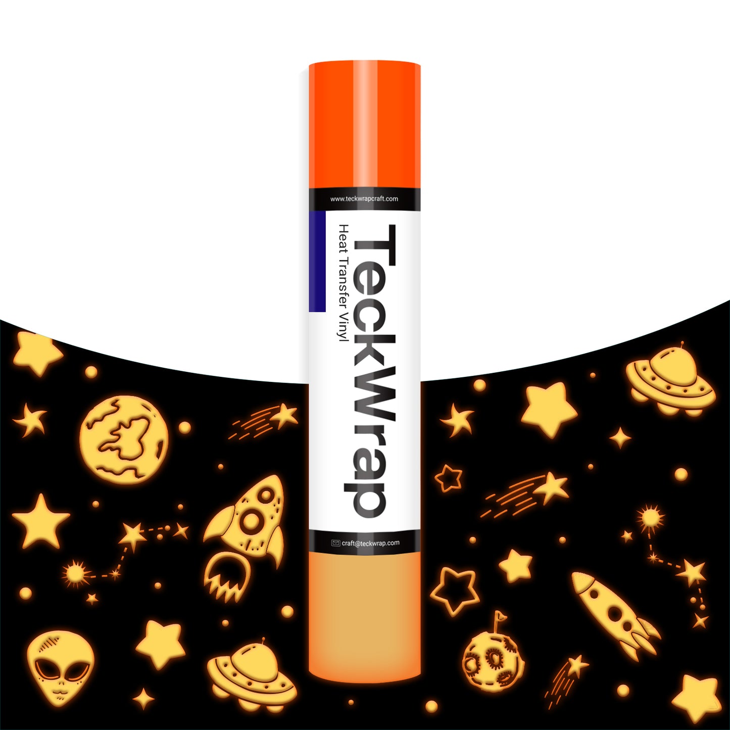 Glow in The Dark 3D Puff Heat Transfer Vinyl