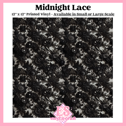Midnight Lace - Small or Large Scale Options - 12" x 12" Sheet image 0