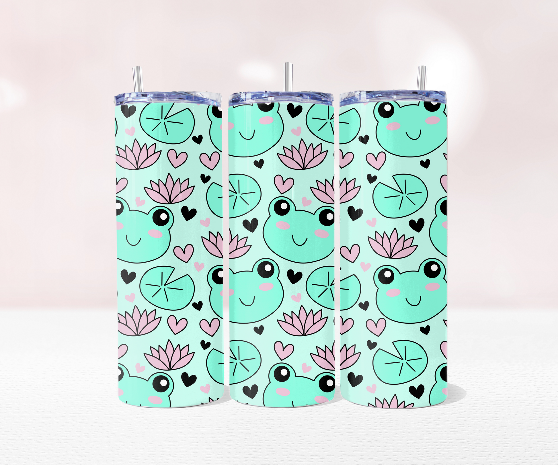 Froggies Seamless - Pre Printed Sublimation 11oz or 20oz Wrap image 2