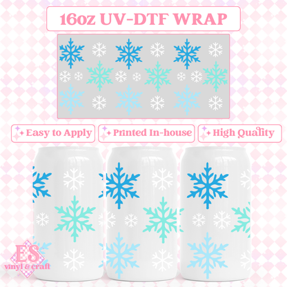 Christmas - 16oz Beer Can / Libbey UV-DTF Transfers image 14