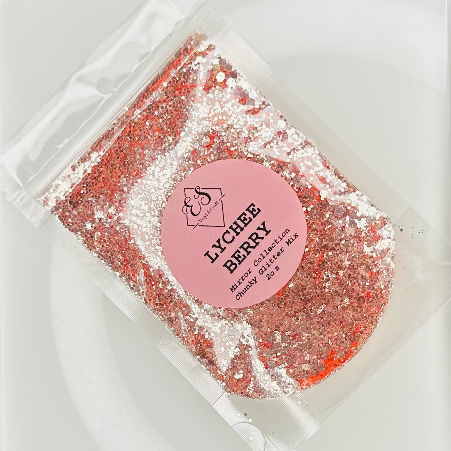 Lychee Berry - Mirror Chunky Glitter Mix image 0