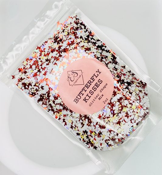 Butterfly Kisses - Glitter Shapes Chunky Glitter Mix image 0