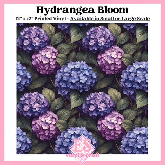 Hydrangea Bloom - Small or Large Scale Options - 12" x 12" Sheet image 0