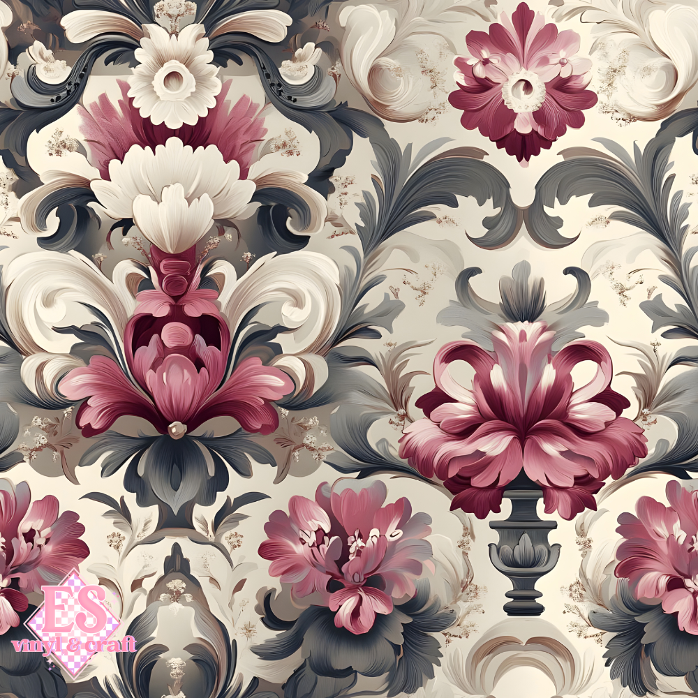 Velvet Baroque Collection LARGE Print - Section 2 - 12" x 12" Sheet image 6