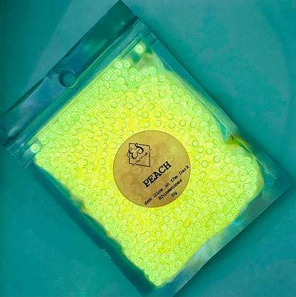 Peach - Glow in the Dark Resin Rhinestones (3mm, 4mm & 5mm) image 3