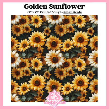 Golden Sunflower - Small or Large Scale Options - 12" x 12" Sheet image 1