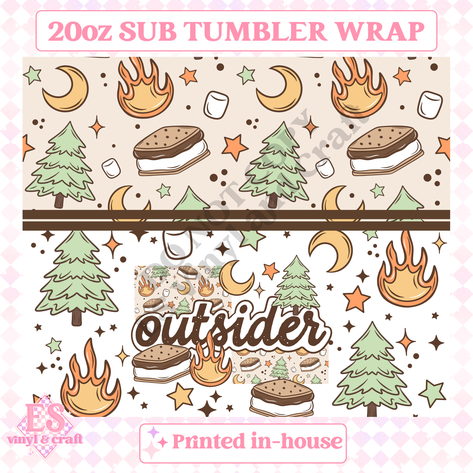Outsider - Full 20oz Tumbler Sublimation Print image 1
