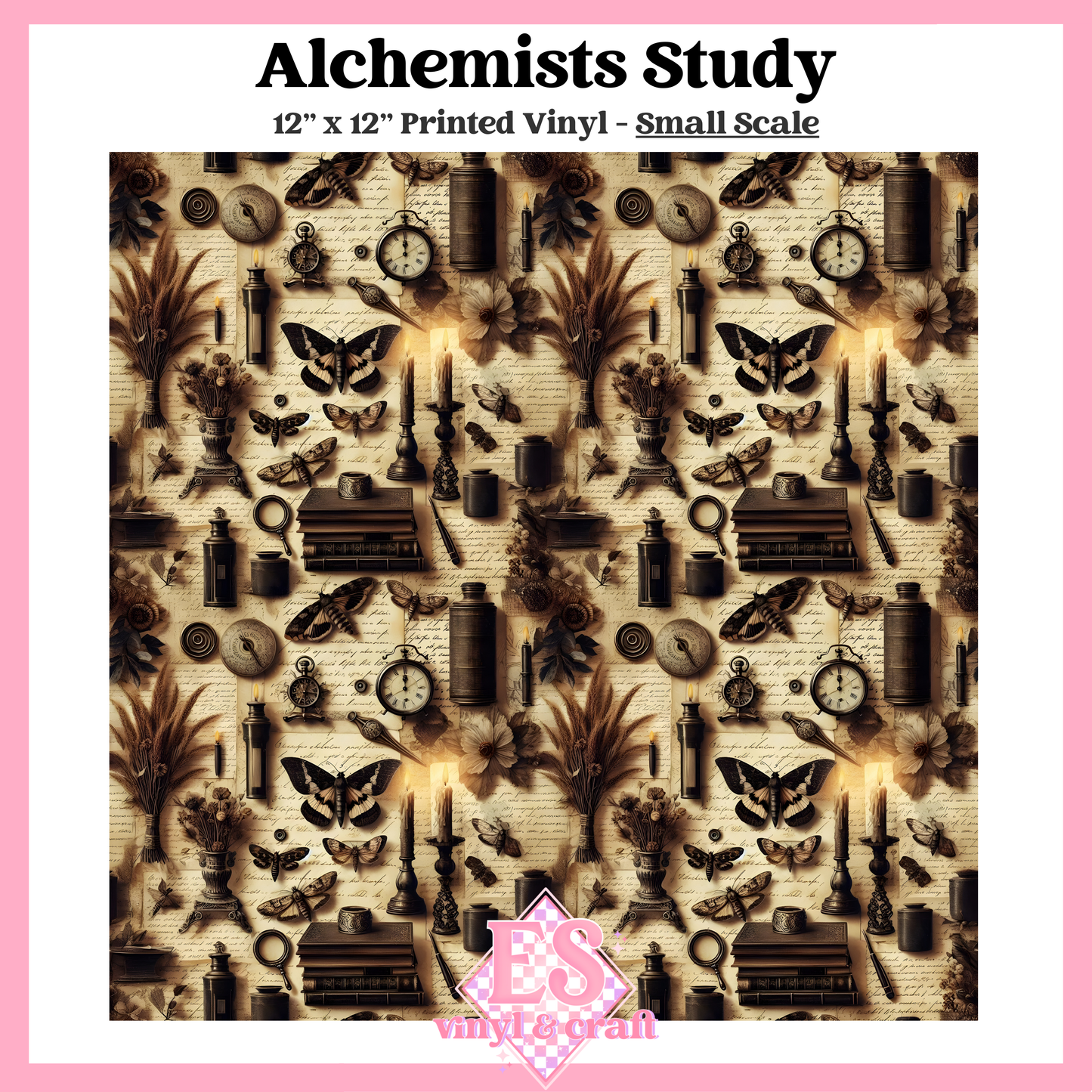 Alchemists Study - Small or Large Scale Options - 12" x 12" Sheet image 1