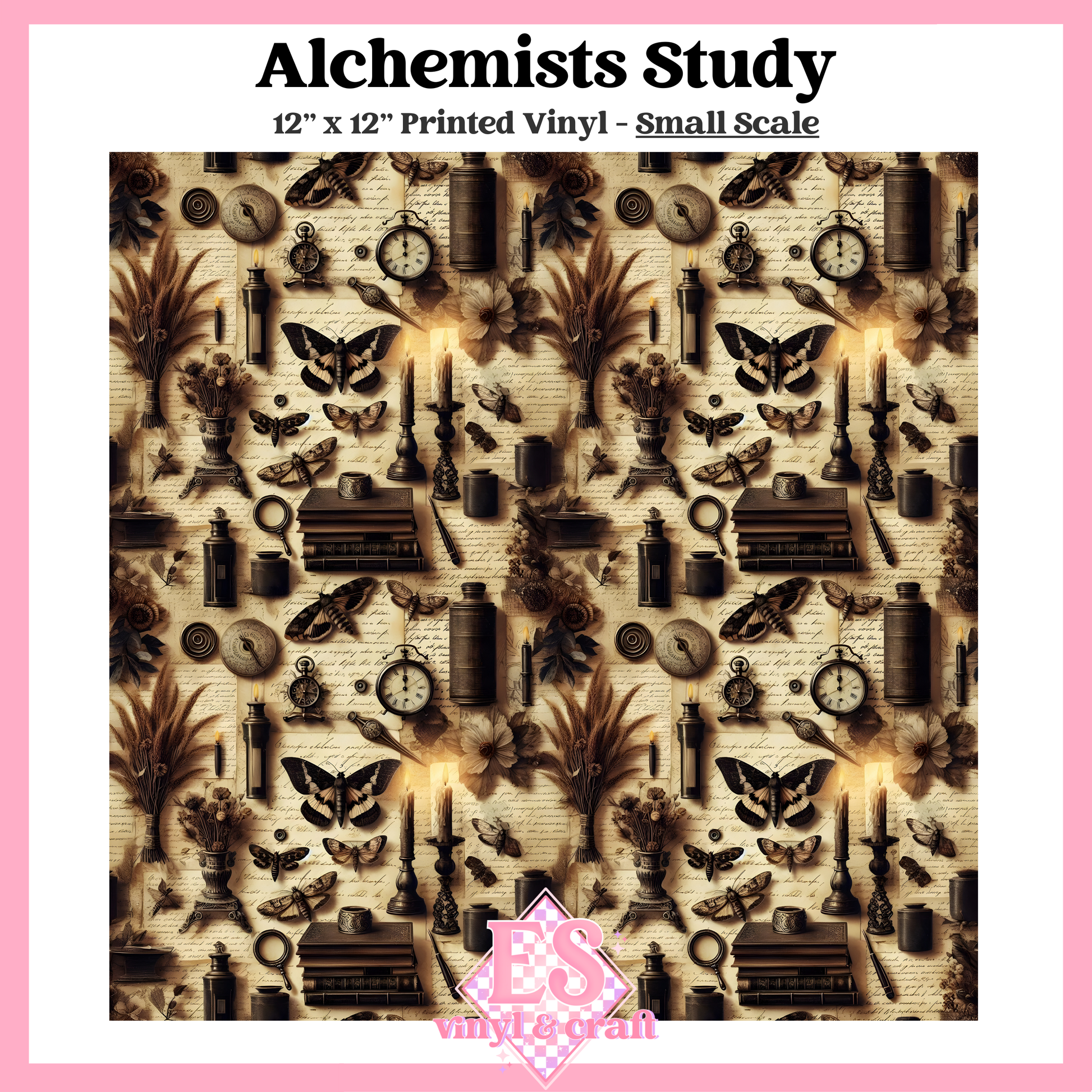 Alchemists Study - Small or Large Scale Options - 12" x 12" Sheet image 1