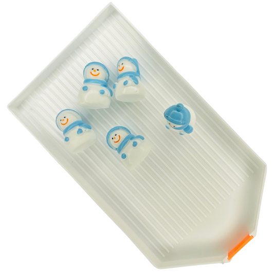 Blue Snowmen 3D (Pack of 5) image 0