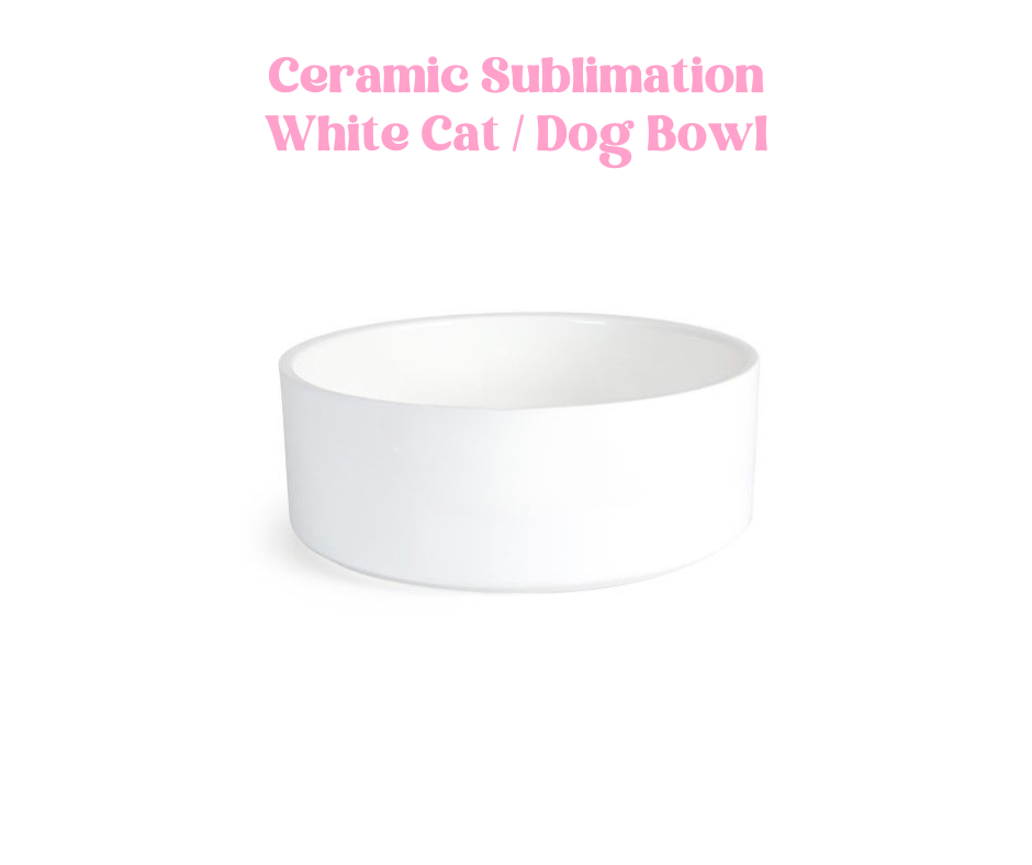 Ceramic Sublimation Cat / Dog Bowl - 15cm x 5.7cm image 0
