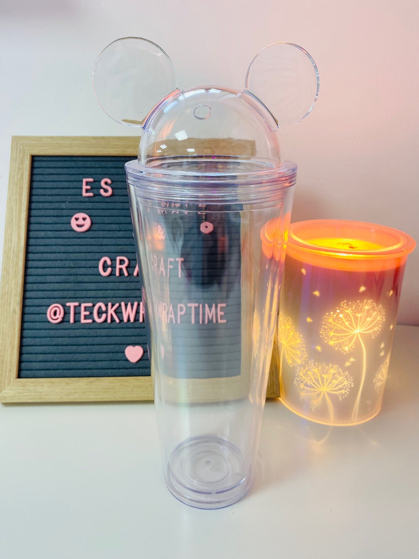 Mouse Ears Snowglobe Lid Clear image 2
