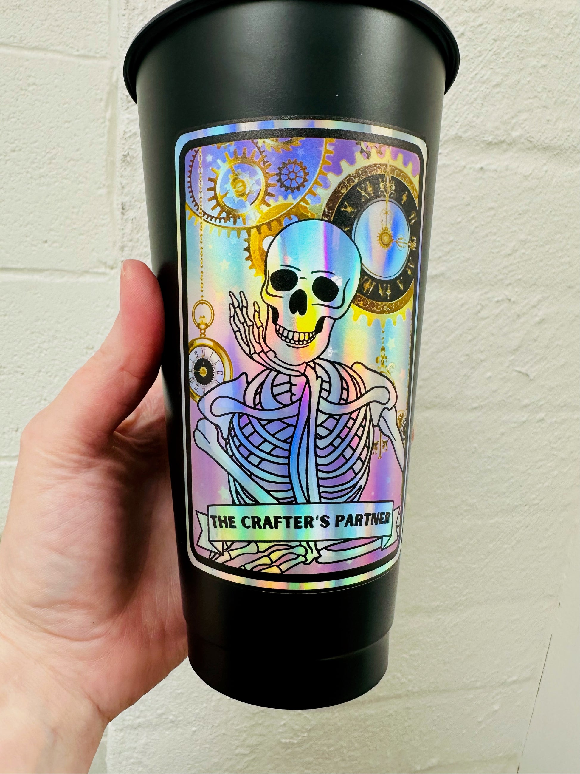 The Crafters Parnter - Teckwrap Holographic Rainbow Silver image 0