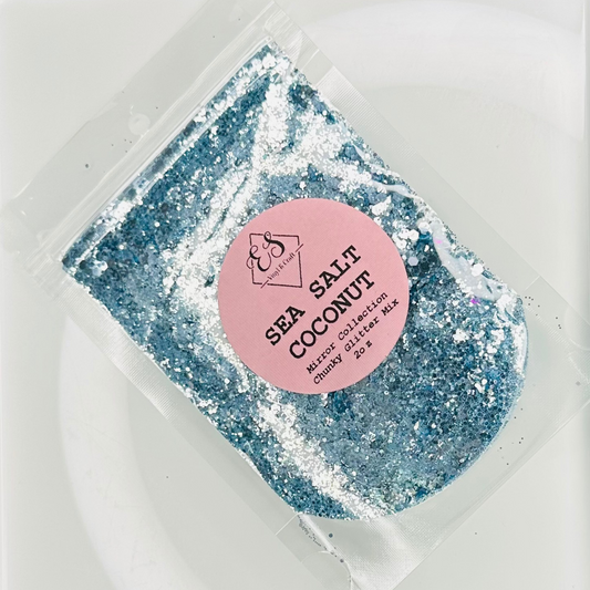 Sea Salt Coconut - Mirror Chunky Glitter Mix image 0