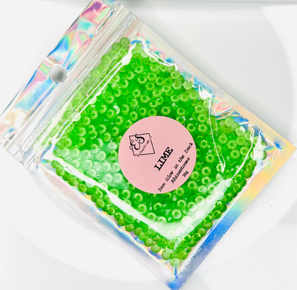 Lime - Glow in the Dark Resin Rhinestones (3mm, 4mm & 5mm) image 2
