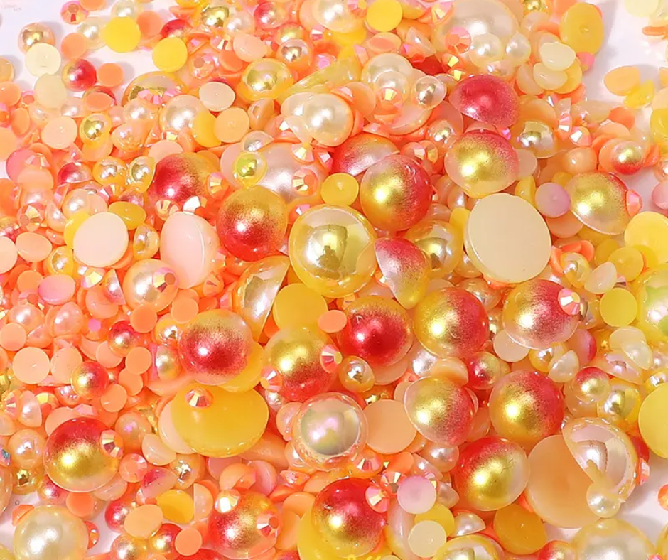 Firecracker - Pearl & Rhinestone Mix image 0