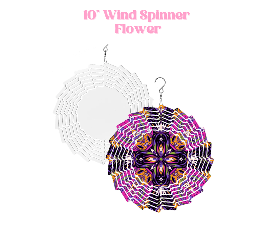 Wind Spinner Double Sided 10" Sublimation image 3