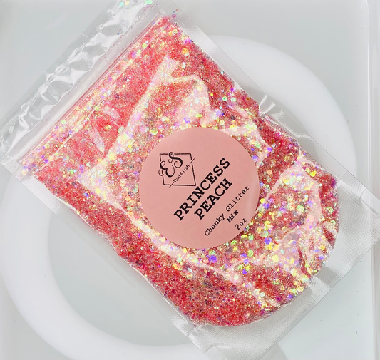 Princess Peach - Holographic Chunky Glitter Mix image 0