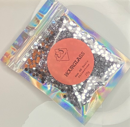 Hourglass - AB Resin Rhinestones (4mm & 5mm) image 0
