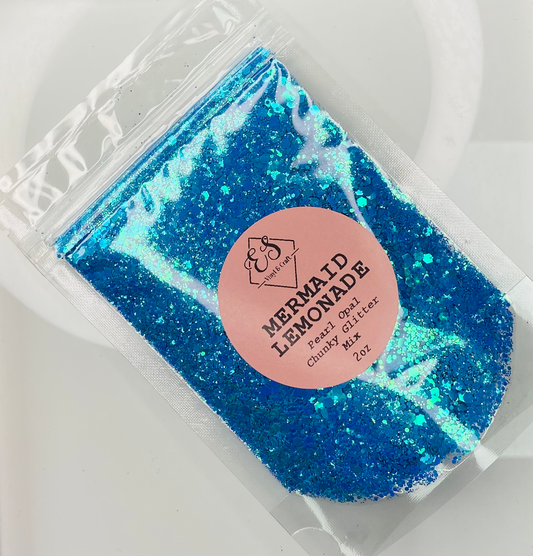Memaid Lemonade - Pearl Opal Chunky Glitter Mix image 0