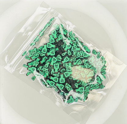 Poison - Polymer Clay Slices image 1