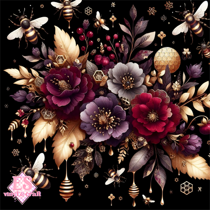 Nocturnal Honey Garden Collection - Section 1 - 12" x 12" Sheet image 1