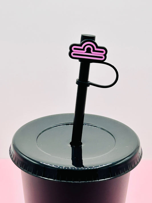 Straw Topper - Libra Star Sign image 0