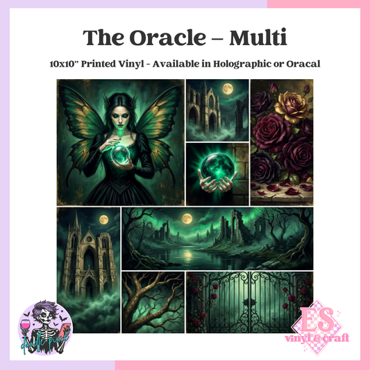 The Oracle - Multi - 10" x 10" Self Adhesive Vinyl (Oracal or Holo)